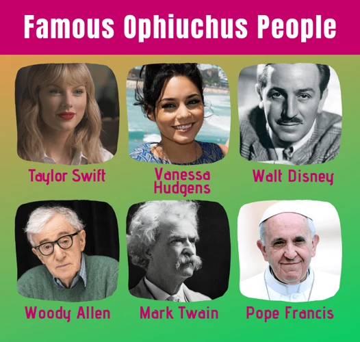 1. Famous Ophiuchus Celebrities
