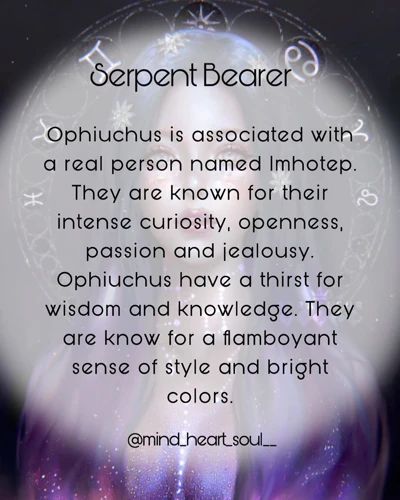 The Jealousy Traits Of Ophiuchus